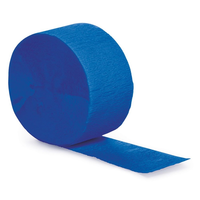 Crepe Streamer 81' Cobalt