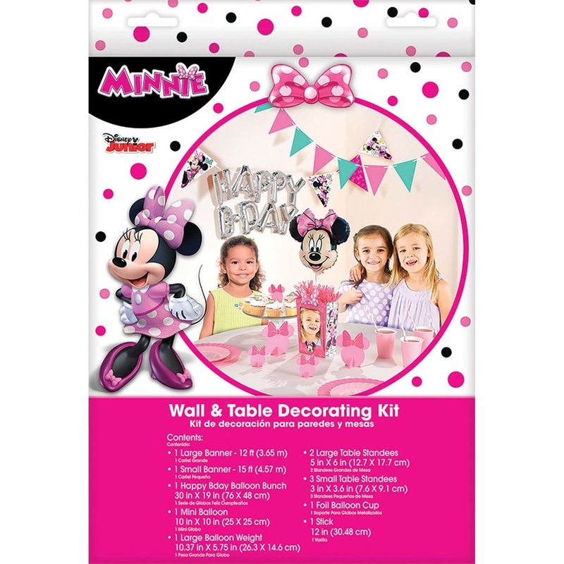 Disney Minnie Mouse Happy Helpers Wall & Table Decoration Kit