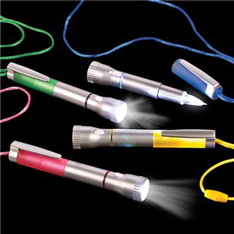 Light-Up Pen w/Necklace (12 ct)
