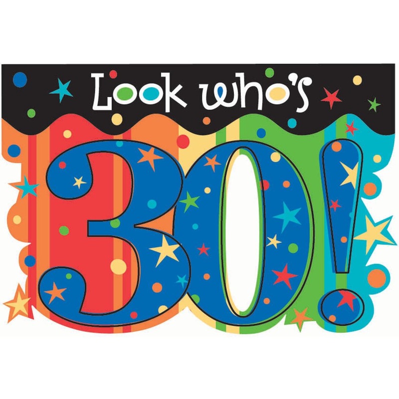 "look Who's 30" Invitations