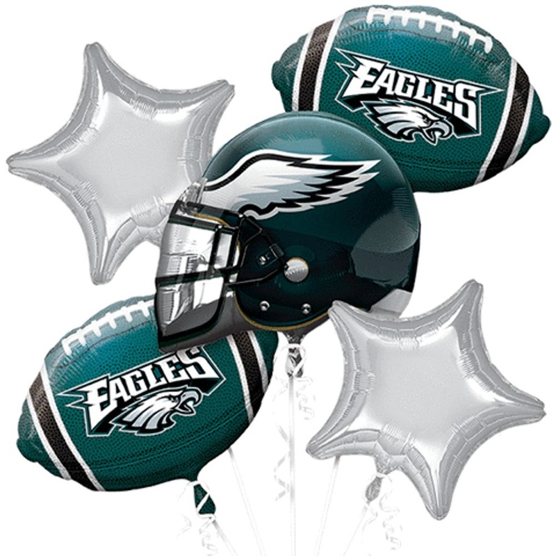 PHILADELPHIA EAGLES BOUQUET OF BALLOONS