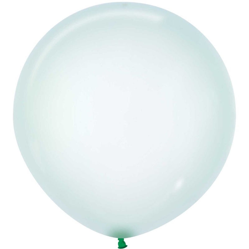 Sempertex 24" Crystal Pastel Green Latex Balloons (10ct)