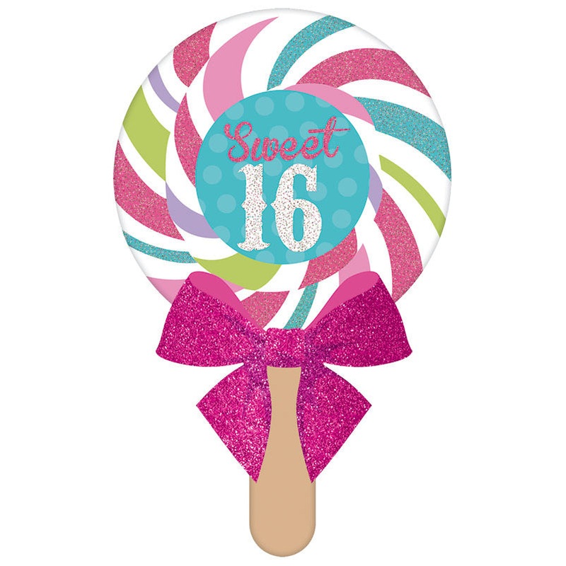 Sweet 16 Large Novelty Invitations (8 ct)