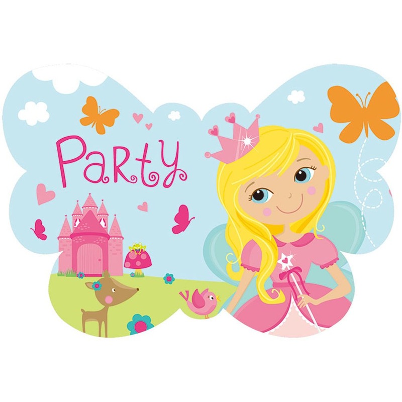 Woodland Princess Invitations (8 ct)