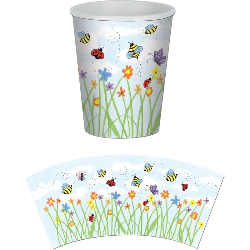 9oz Spring Garden Cups