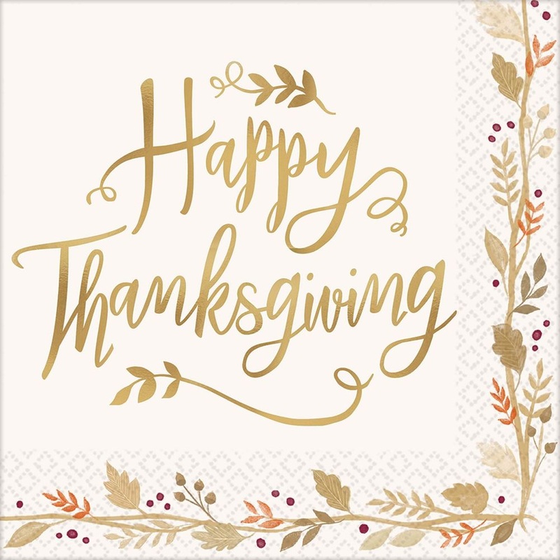 Always Be Thankful Dinner Napkins (36 ct)