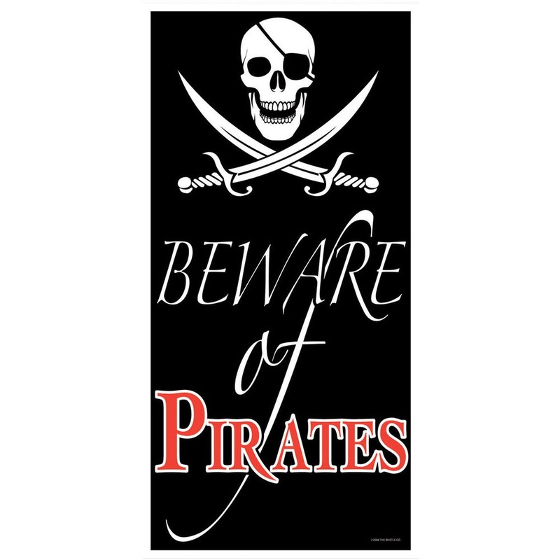 Beware of Pirates Door Cover