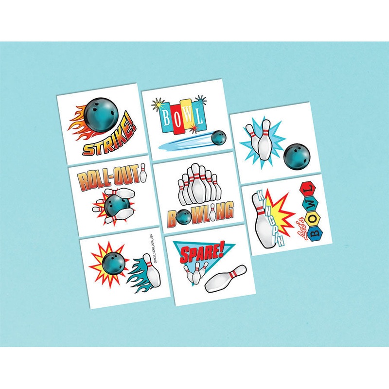 Bowling Tattoos (16ct)