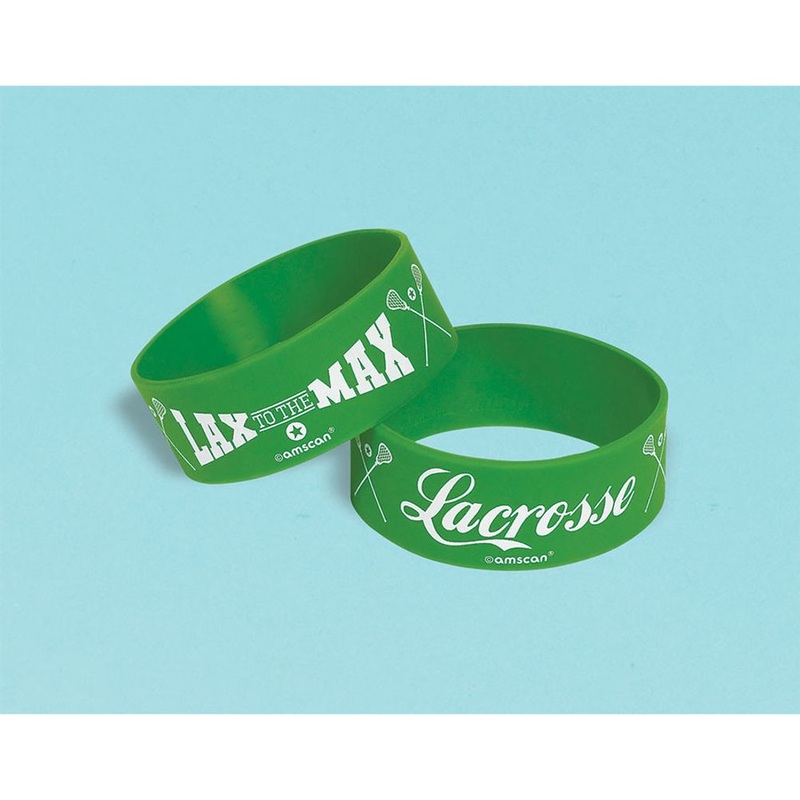 Lacrosse Rubber Bracelets (2ct)