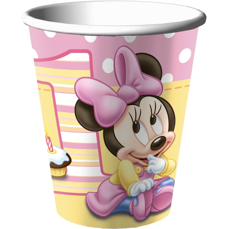 Minnie's First Birthday 9 oz Paper Cups