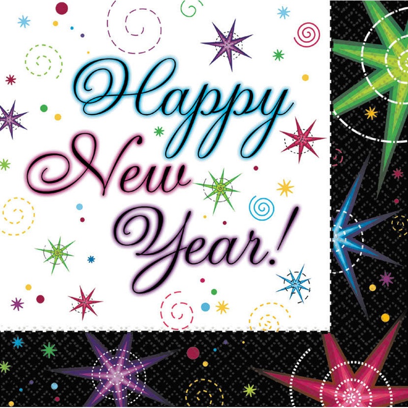 Night Lights Beverage Napkins (100ct)