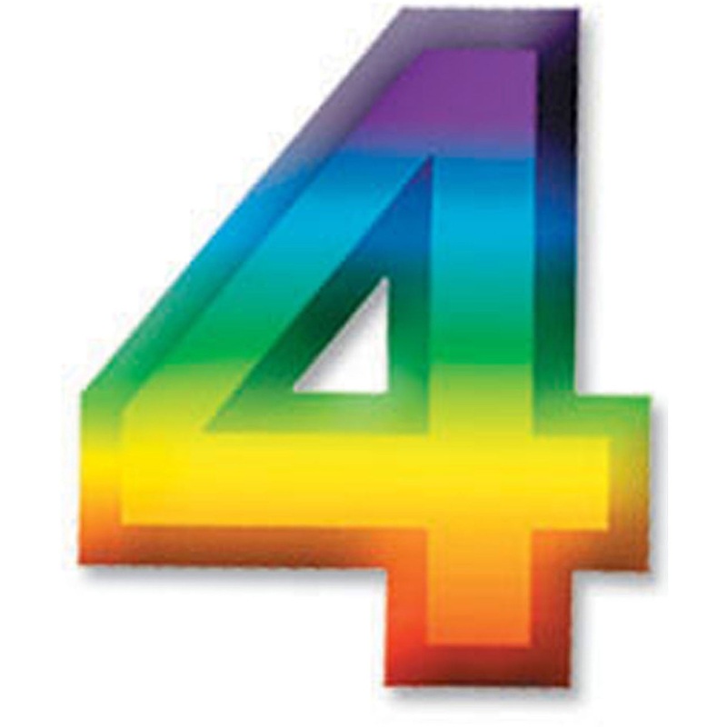 Number 4 Cutout