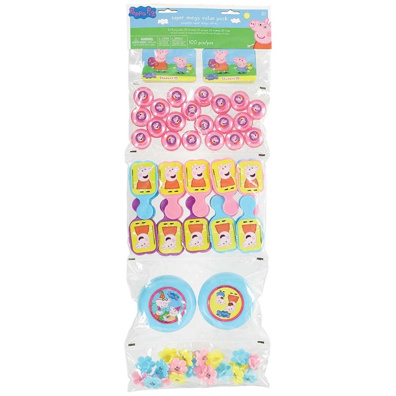 Peppa Pig Mega Favor Packs (100 ct)