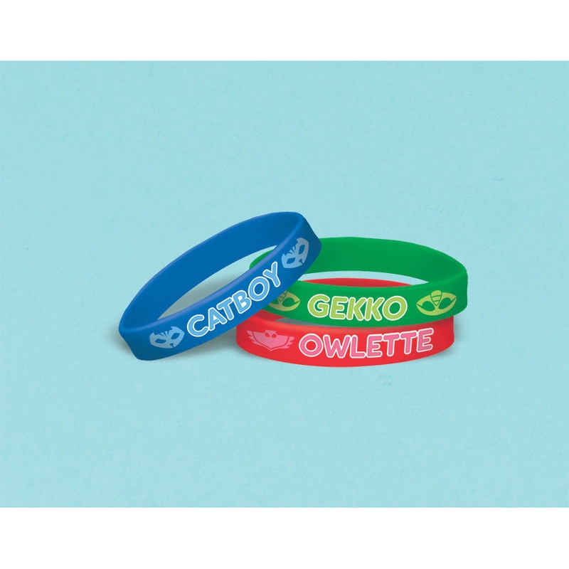 PJ Masks Rubber Bracelets (6 ct)