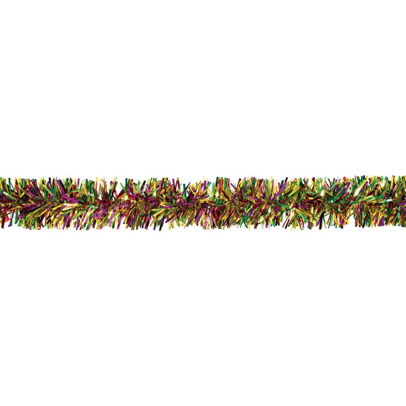 9' Mardi Gras Tinsel Garland