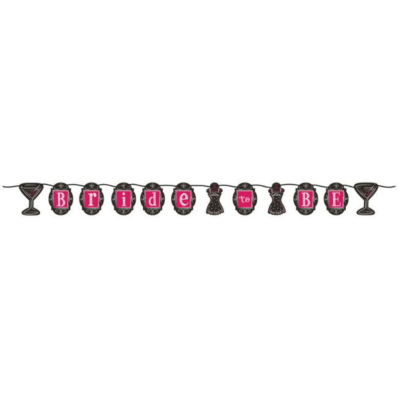 Bridal Bash Ribbon Banner, Shaped