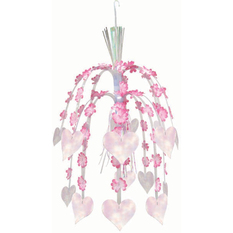 Cascade Hanging Flower Petal Centerpiece