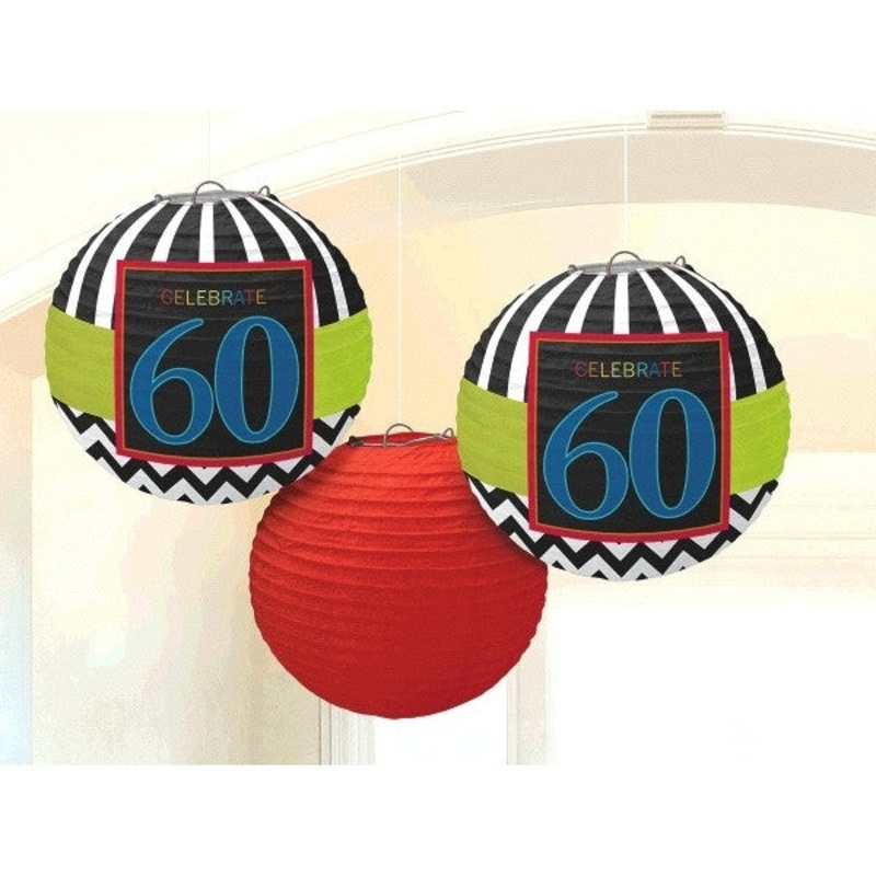 Celebrate 60 Lanterns (3 ct)