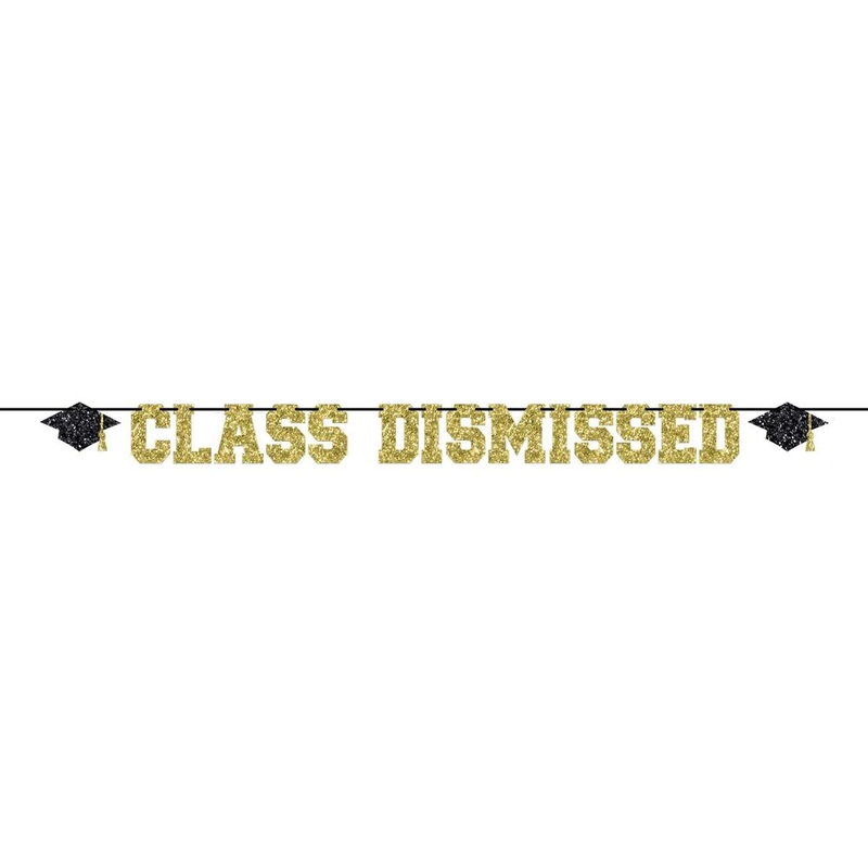 Class Dismissed Letter Banner (1ct)