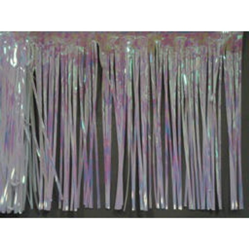 Foil Skirting Iridescent White