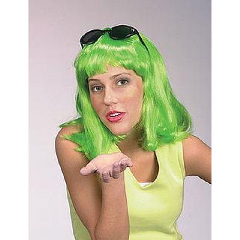 Green Pageboy Wig
