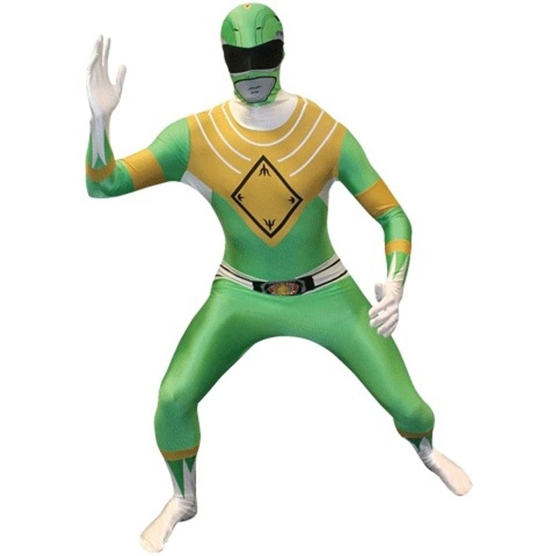 GREEN POWER RANGERS ADULT MORPHSUIT SMALL