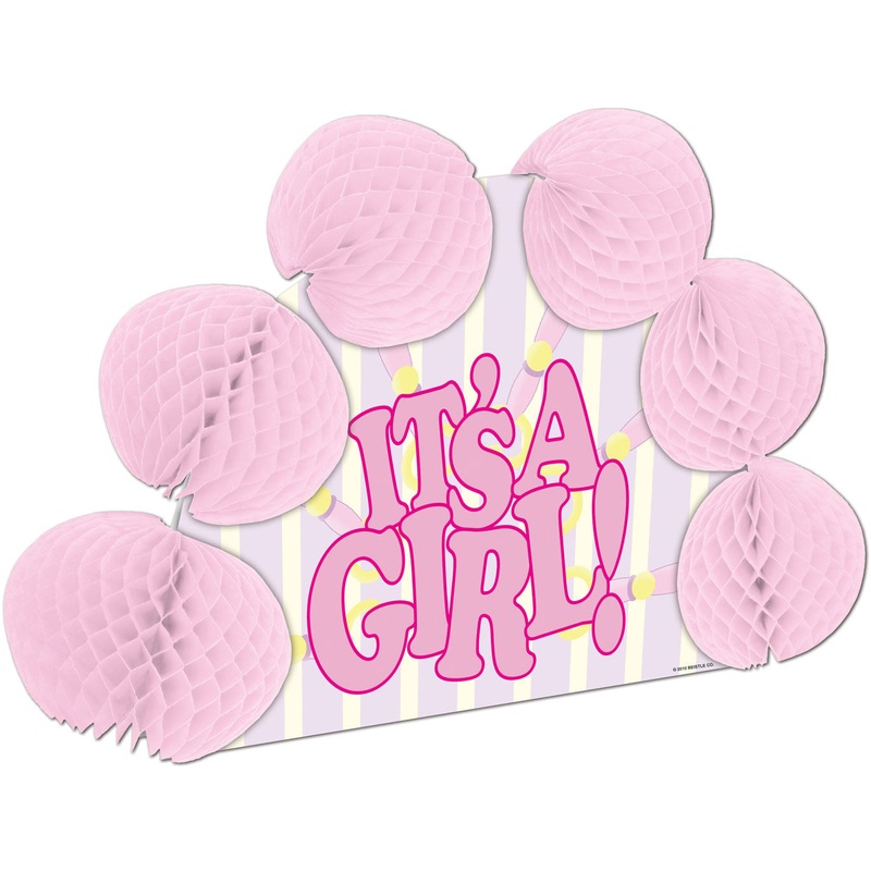 It's A Girl Pop Over Centerpiece
