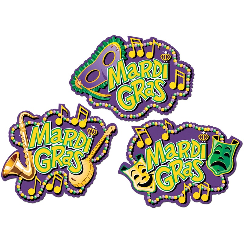 Mardi Gras Cutouts