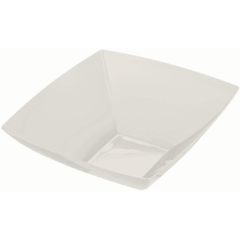 Pearl White 128oz Plastic Serving Bowl