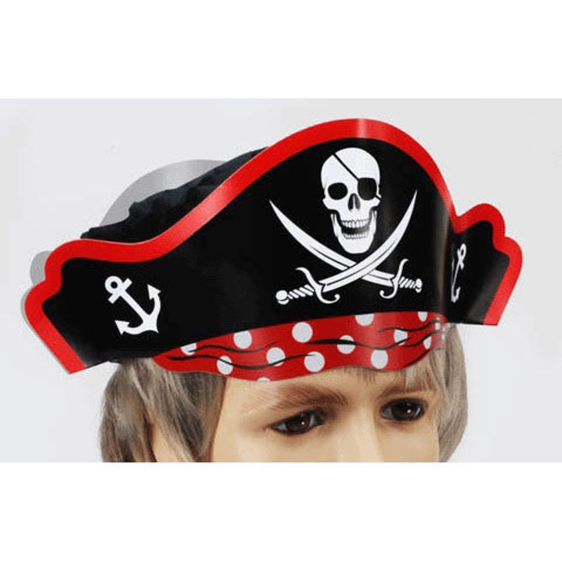 Pirate Hat w/Top (Paper)