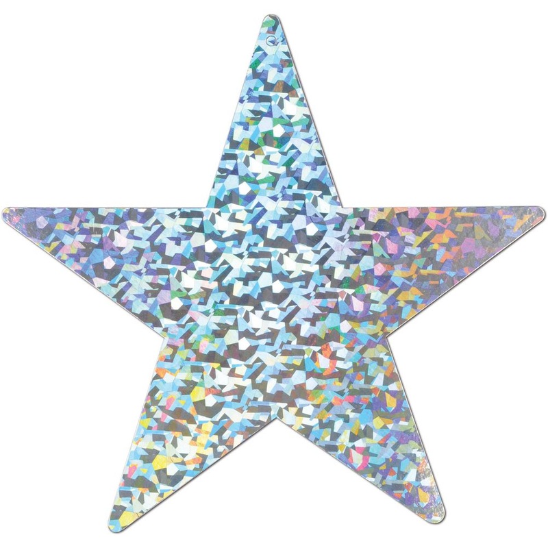 Prismatic Foil Star Cutout