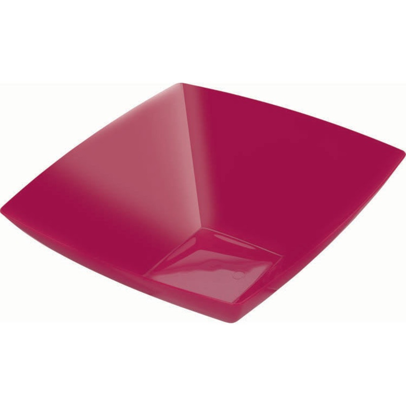 Raspberry 64oz Plastic Serving Bowl