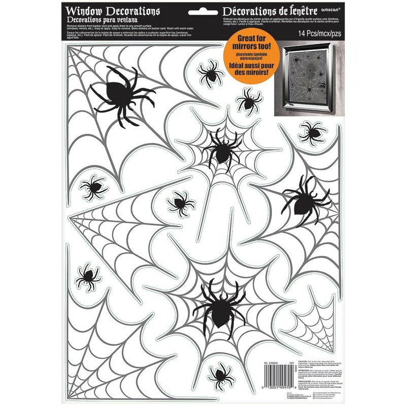 Spider Web Window Decor