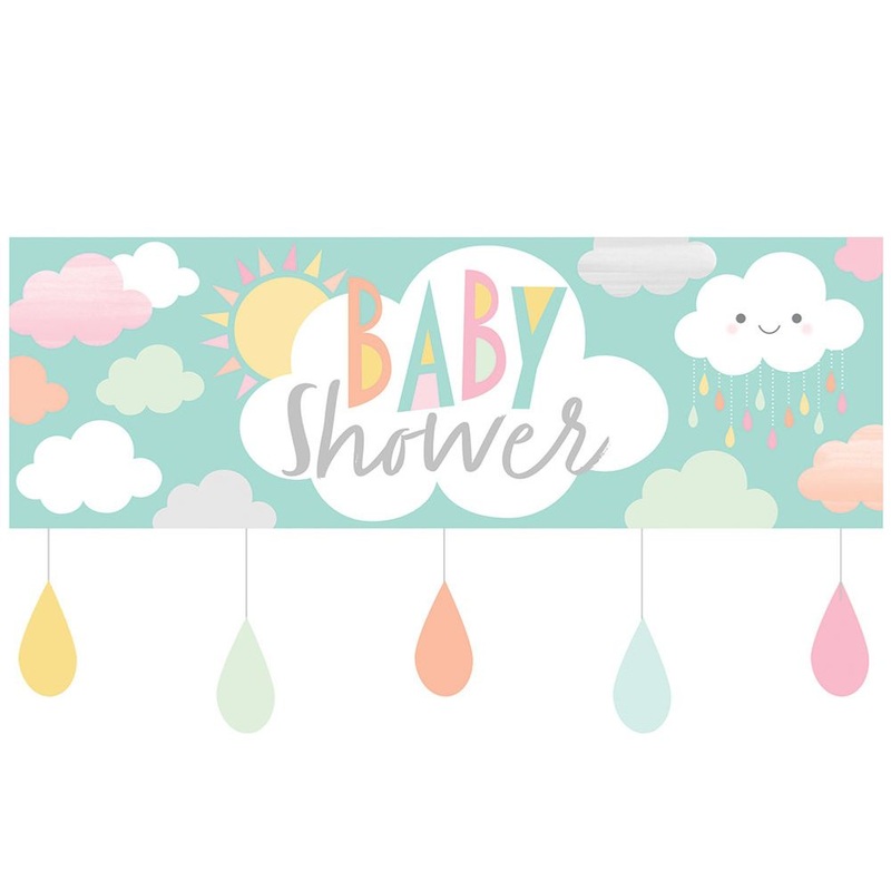 Sunshine Baby Showers Party Banner