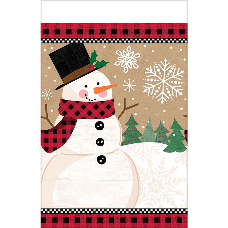 Winter Wonder Plastic Tablecover (1 ct)