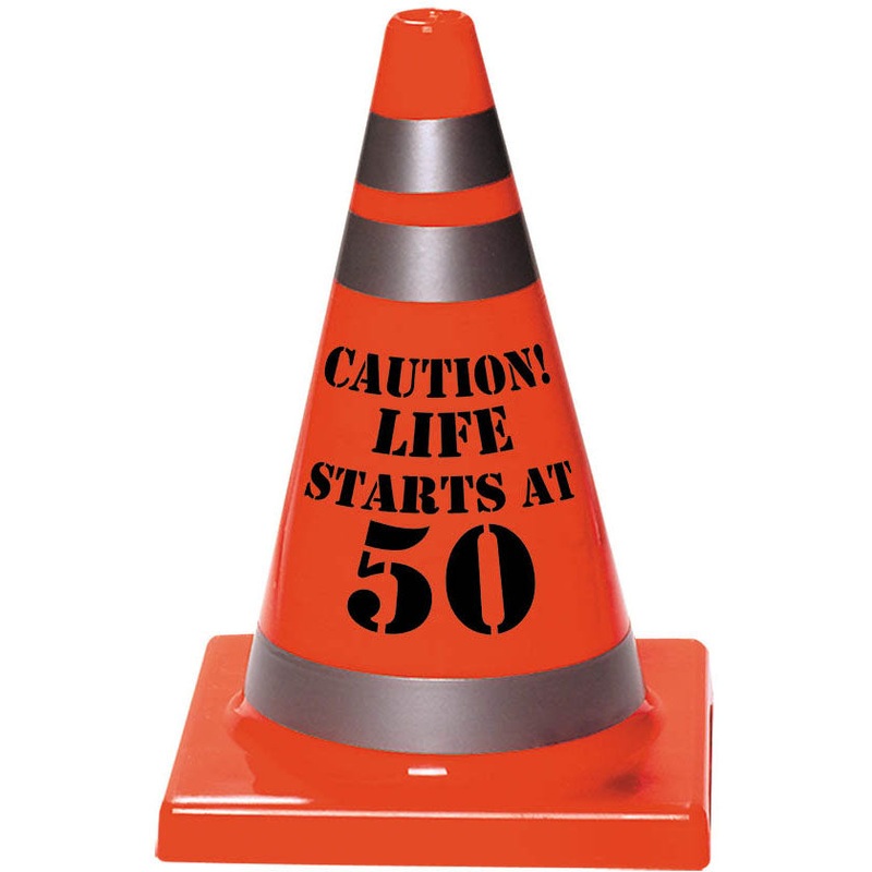 50th Birthday Traffic Cone