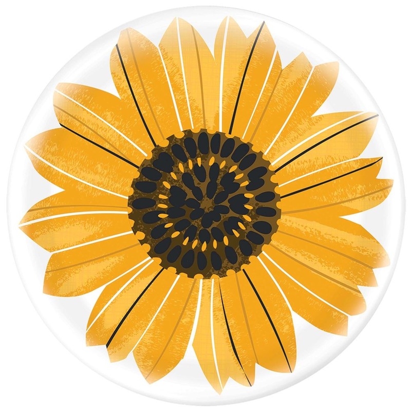 CHARGER PL SUNFLOWER PR