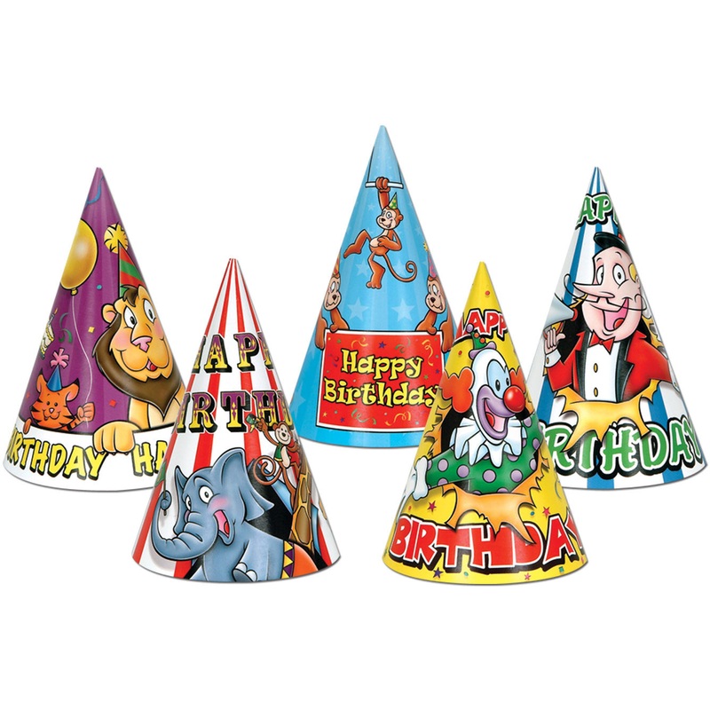 Circus Birthday Hats