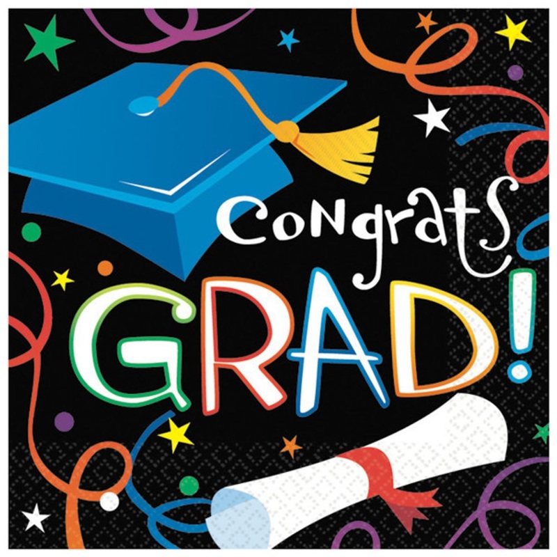 Grad Celebration Beverage Napkins (16ct)