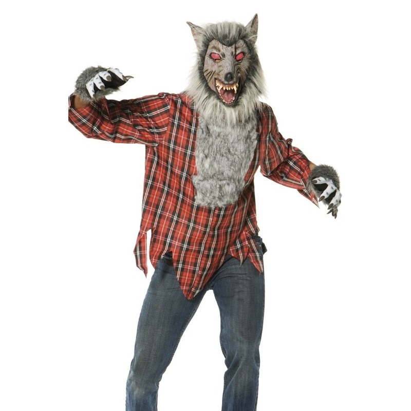 Men's Werewolf Costume Medium Chest 38-40", Waist 32-34", Inseam 32.75"