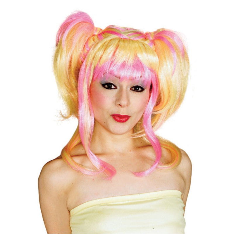 Pink Hearts Wig