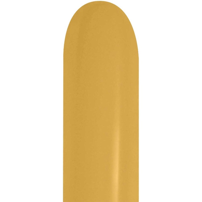 Sempertex 160 Metallic Gold Latex Balloons (100ct)