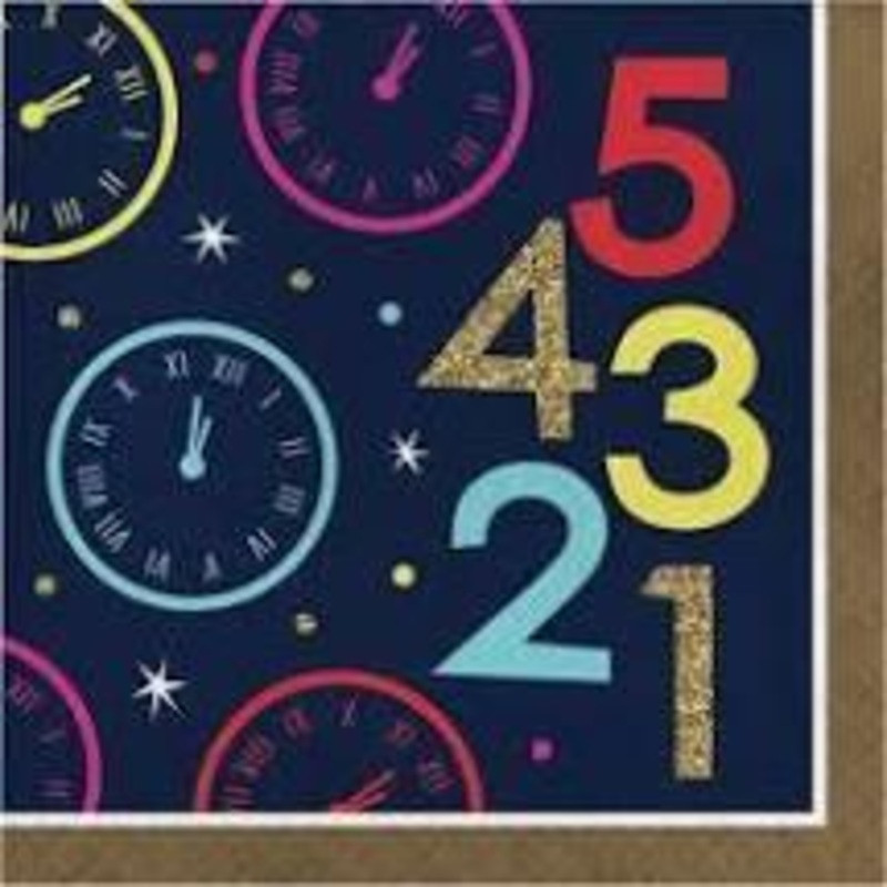New Year's Countdown Lunch Napkin