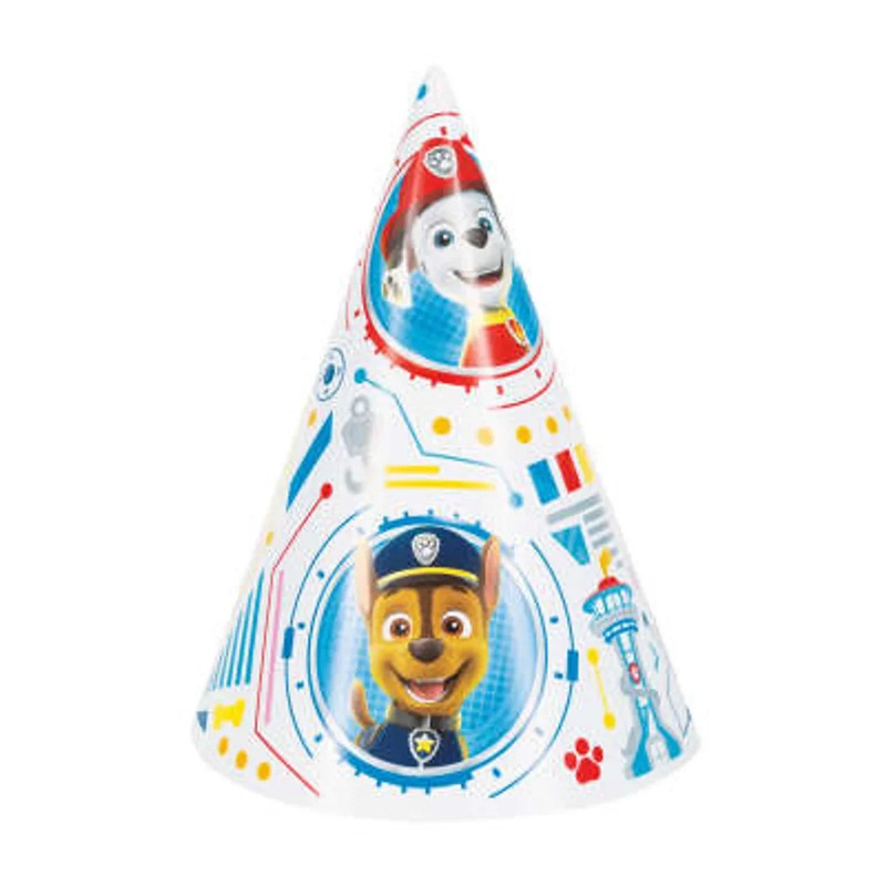 Paw Patrol Party Hats - Pack of 8