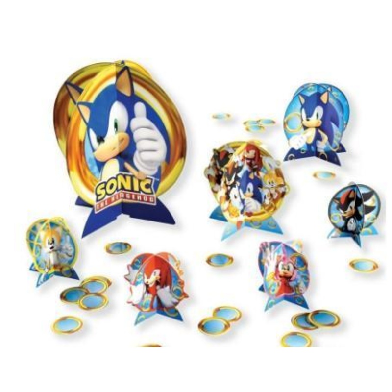 Sonic the Hedgehog Cardstock Table Decorating Kit, 27pc
