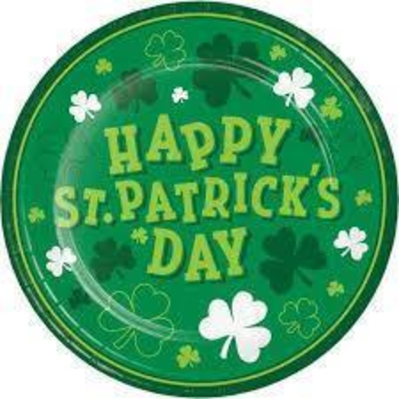 St Patricks Day 9" Plate