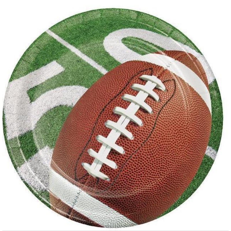 7" Football Plates