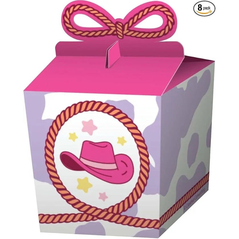 Boots And Bows Favor Boxes (8)8 Ct