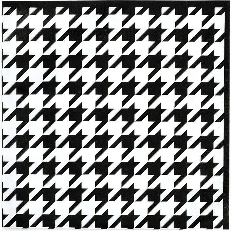 Houndstooth  Luncheon Napkin 16-pack