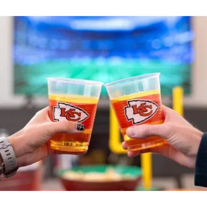 Kansas City Chiefs Plastic Cups 25ct